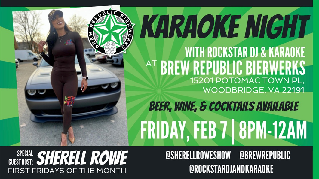 Karaoke w/ Sherell Rowe and Rockstar Karoake!